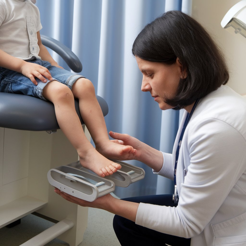 how to correct flat feet in children