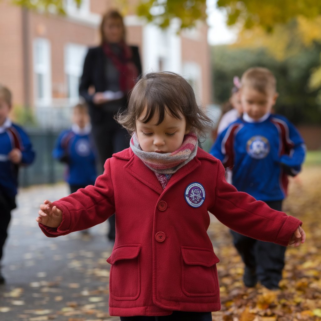 child keeps tripping and falling