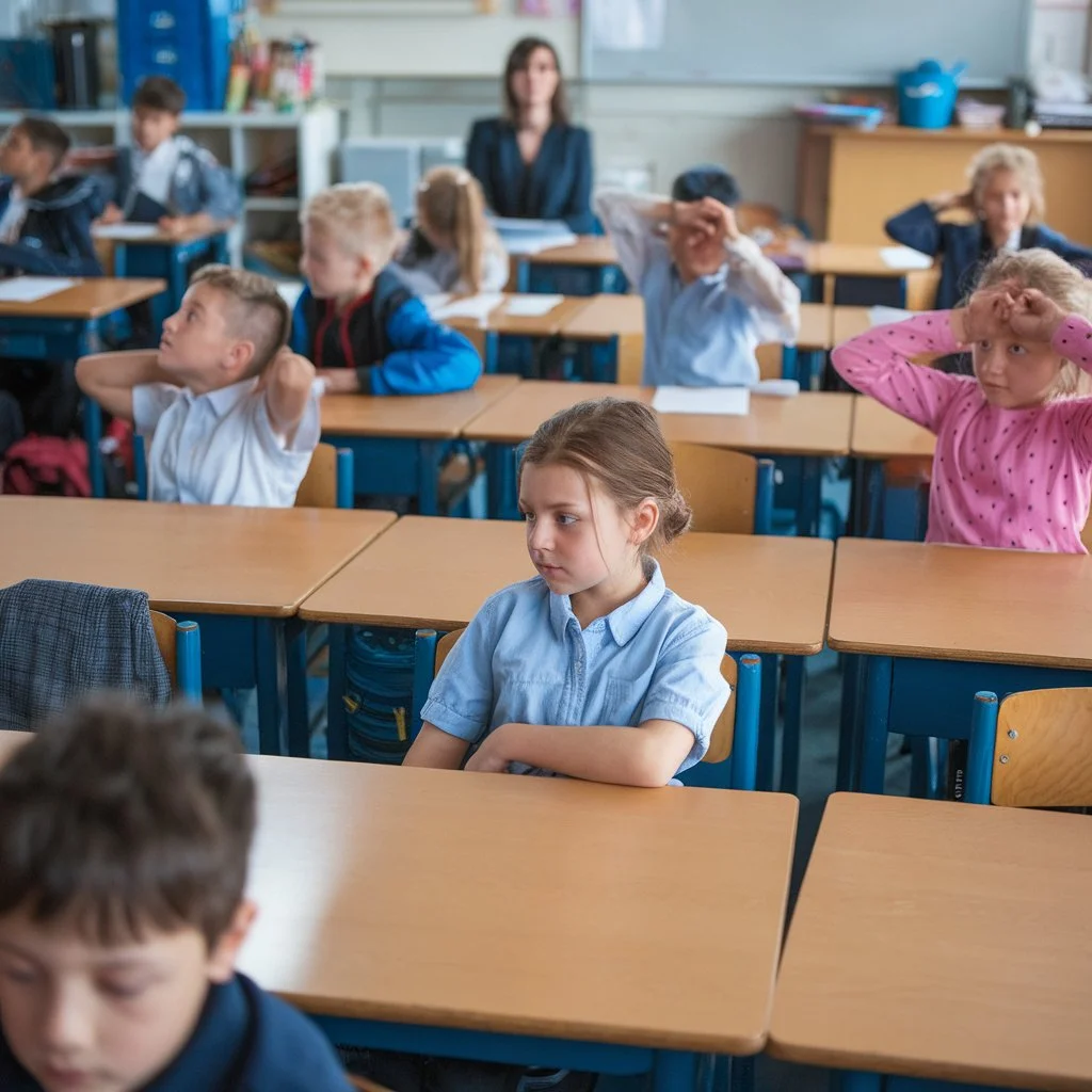 what is the correct posture for sitting at a desk