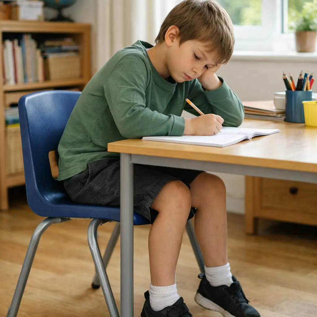 how to maintain good posture at desk